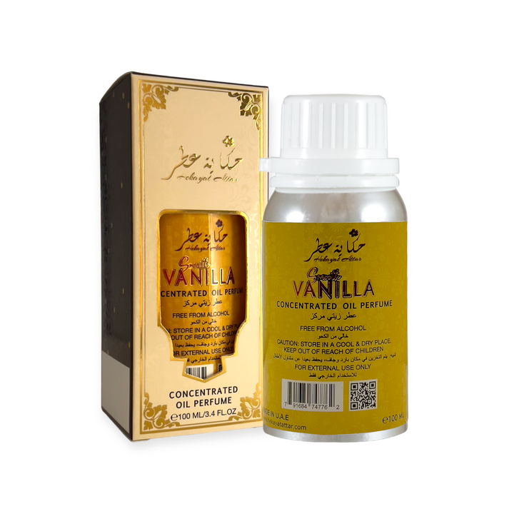 Hekayat Smooth Vanilla Concentrated Oil Perfume for Unisex – Luaans Canada